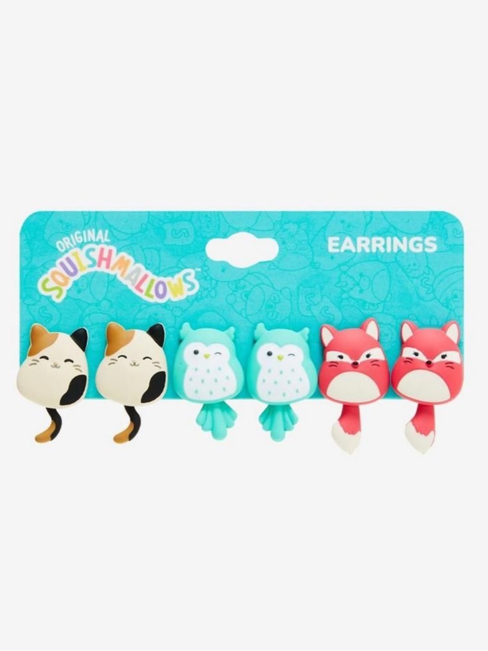 Squishmallow Set of 3 Earrings NWT